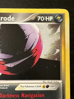 Pokemon Dark Electrode 4/109 Team Rocket Returns Holo Rare LP+ - Image 3