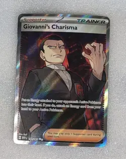 Giovanni's Charisma 197/165 NM/M SV Scarlet & Violet 151 English Pokemon TCG - Image 1