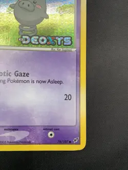 Pokemon Spoink #76/107 Reverse Holo Common - 2005 EX Deoxys - Image 5