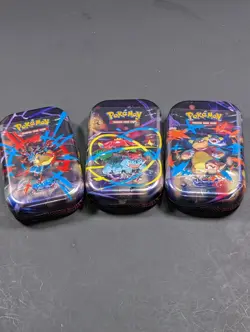Pokemon TCG - Mega Evolution - Mega Heroes Mini Tin ~ Lot Of (3) ~ New/Sealed! - Image 3