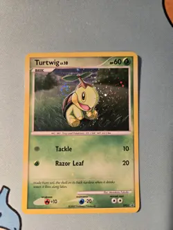[NM] Turtwig - DP01 - Pokemon Diamond & Pearl Promo Holo *SWIRL - Image 1