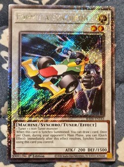 Formula Synchron (Platinum Secret Rare) RA04-EN143 YuGiOh - Image 1