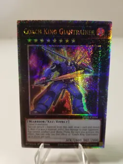 YUGIOH MP24-EN034 Coach King Giantrainer Quarter Century Secret Rare 1st Edition - Image 1