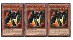 Yugioh- 3X Blackwing - Sirocco the Dawn - Common - Limited - GLD3-EN023 - LP - Image 1
