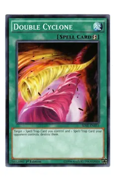 Yugioh- 1X Double Cyclone - Common - 1st Edition - SDSE-EN033 - Near Mint - Image 1