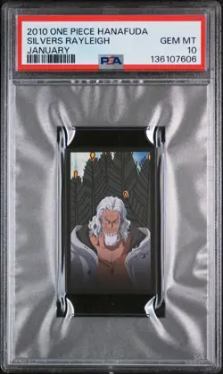 2010 ONE PIECE HANAFUDA JANUARY SILVERS RAYLEIGH PSA 10 - Image 1