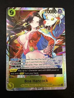 One Piece TCG: Boa Hancock SR OP14-112 The Azure Sea's Seven English- Super Rare - Image 1