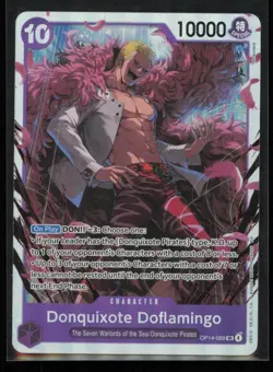 Donquixote Doflamingo OP14-069 One Piece The Azure Sea's Seven Super Rare NM - Image 1