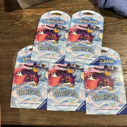 Disney Lorcana Winterspell Booster Packs x5 NEW/SEALED SHIPS NOW - Image 1