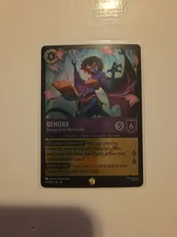 Disney Lorcana Demona Scourge Of The Wyvern Clan Legendary Cold Foil - Image 1