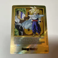 Dragon Ball Super Card Game Energy Marker Cell & Gohan Holo E-81 (Gold) - Image 1