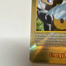 Dragon Ball Super Card Game Energy Marker Cell & Gohan Holo E-81 (Gold) - Image 5