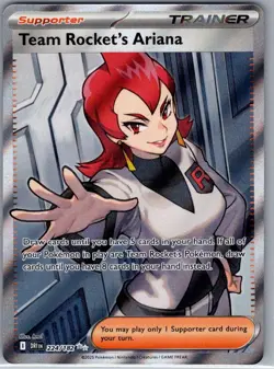 Team Rocket's Ariana 224/182 SV10: Destined Rivals - Pokemon Card - NM - Image 1