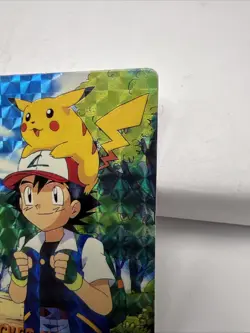 Vintage Japanese Pokemon Pocket Monsters Prism Card -Ash & Pikachu -Team R T4460 - Image 3