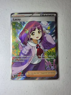 Pokemon TCG 166/142 Lacey Full Art Ultra Rare Holo Trainer Card NM/M - Image 1