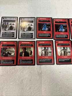 Star Wars CCG Hoth 19-Card Lightly-played Rare Lot - Image 2