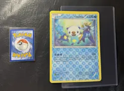 2011 ___'s OSHAWOTT Pokemon Promo Black Star Jumbo CARD lenticular - Image 1