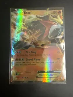 Entei EX 13/108 Dark Explorers Holo pokemon card - Image 1