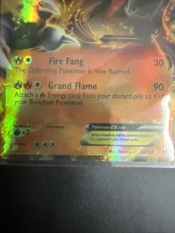 Entei EX 13/108 Dark Explorers Holo pokemon card - Image 2