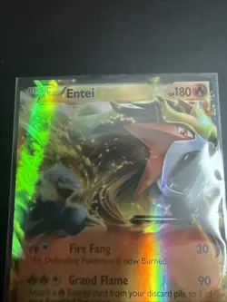 Entei EX 13/108 Dark Explorers Holo pokemon card - Image 3