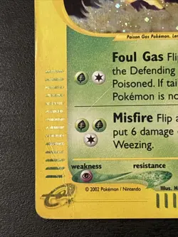 Weezing - 32/165 - Holo Rare Expedition Base Set - Pokemon Card E Reader Holo MP - Image 5