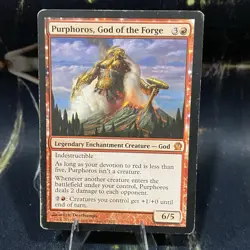 Purphoros, God of the Forge - Theros - Mythic - MTG - Magic Card - MP - Image 1