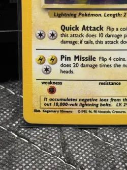 Pokemon Jolteon 04/64 Jungle Holo Rare Stage 1 Lightning 70HP Unlimited Card - Image 2