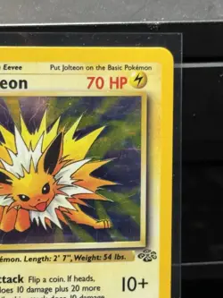 Pokemon Jolteon 04/64 Jungle Holo Rare Stage 1 Lightning 70HP Unlimited Card - Image 4