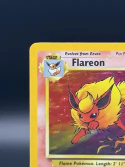Pokemon Flareon Jungle Holo Card 3/64 Unlimited Rare, LP Condition - Image 2