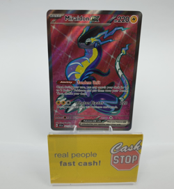 Miraidon Ex 227/198 Full Art Rare Holo Foil Scarlet and Violet Pokemon TCG Card - Image 1