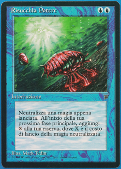 Mana Drain Legends (ITALIAN) NM Blue Uncommon MAGIC CARD (ID# 499773) ABUGames - Image 1