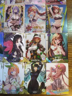 Beautiful 20 Goddess Story Card Lot - Anime Girls Waifu Erina Emilia Rem - Image 3