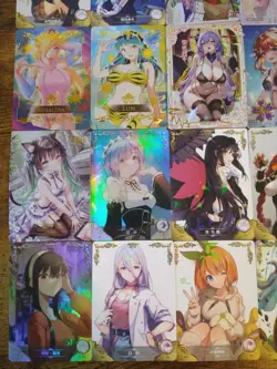 Beautiful 20 Goddess Story Card Lot - Anime Girls Waifu Erina Emilia Rem - Image 4