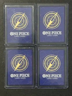 One Piece Monkey D Luffy English Treasure Boosters Promo (4) Card LOT - Image 2