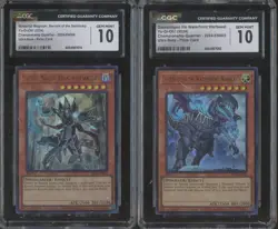 Lot of (2) Yu-Gi-Oh! UR Prize Card Gatebridgeo & Masterful Magician CGC 10 - Image 1