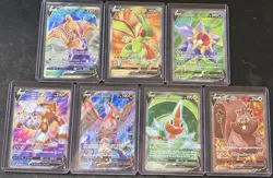 Pokemon TCG Full Art V Card Lot Sword and Shield Era 7 Cards - Image 1