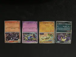 Phantasmal Flames STAFF Sealed Promo Pack - 4 Cards Pokemon TCG - Image 2