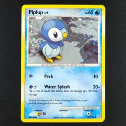Piplup 93/130 Holo - Diamond and Pearl - Pokemon Card - Image 1