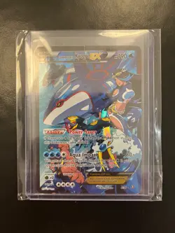 Team Aqua's Kyogre EX Double Crisis 6/34 Ultra Rare Pokemon Card - MP - Image 3