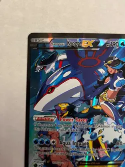 Team Aqua's Kyogre EX Double Crisis 6/34 Ultra Rare Pokemon Card - MP - Image 4