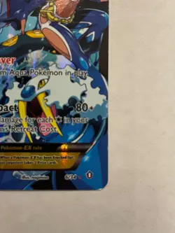 Team Aqua's Kyogre EX Double Crisis 6/34 Ultra Rare Pokemon Card - MP - Image 5
