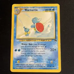 Pokemon TCG Wartortle Card 15/18 Southern Islands 2001 Non-Holo, Vintage - Image 1