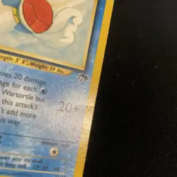 Pokemon TCG Wartortle Card 15/18 Southern Islands 2001 Non-Holo, Vintage - Image 3