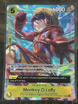 Monkey.D.Luffy and Roronoa Zoa OP07, Illustration Box Vol. 3 One Piece Cards - Image 2