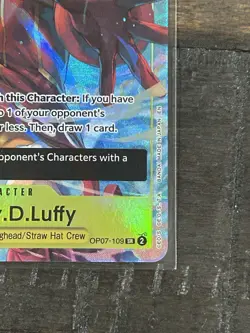 Monkey.D.Luffy and Roronoa Zoa OP07, Illustration Box Vol. 3 One Piece Cards - Image 3