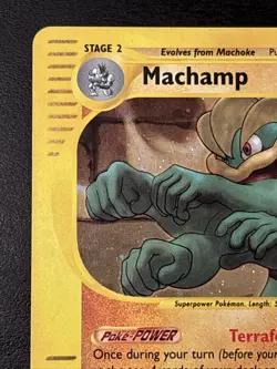 Pokemon TCG Machamp Holo Rare Card 16/165 Expedition Base Set E Series Holo Lp - Image 2