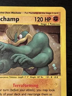 Pokemon TCG Machamp Holo Rare Card 16/165 Expedition Base Set E Series Holo Lp - Image 3