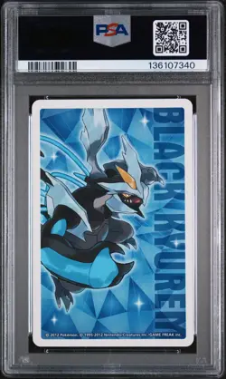 2012 POKEMON BLACK 2 PLAYING CARDS ACE OF SPADES TEPIG PSA 9 - Image 2