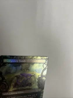 Overgrown Tomb Borderless Foil Card #0350 MTG LP - Image 3