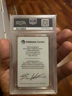 2025 Bear Walker x Pokemon Center Skateboard Card Jolteon 665/900 )PSA 9 - Image 2